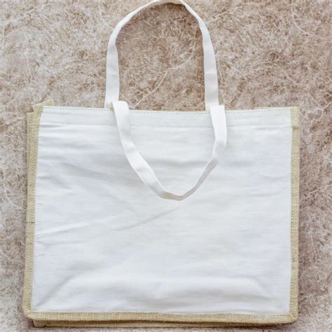 Brandable Jute Cotton Tote Bag Pablo Gift Shop