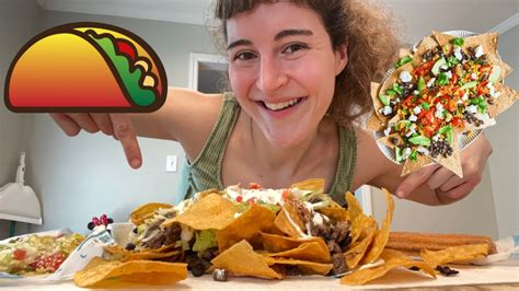 MUKBANG Nachos Tacos Churros YouTube