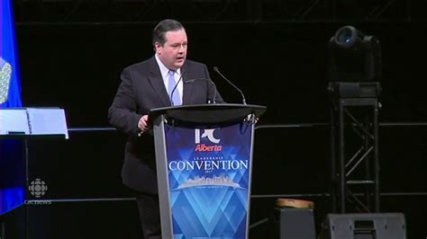 Jason Kenney Gives Victory Speech After Winning Alberta PC Leadership