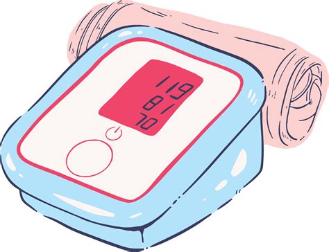 Blood Pressure Monitor Illustration 16081740 Vector Art At Vecteezy