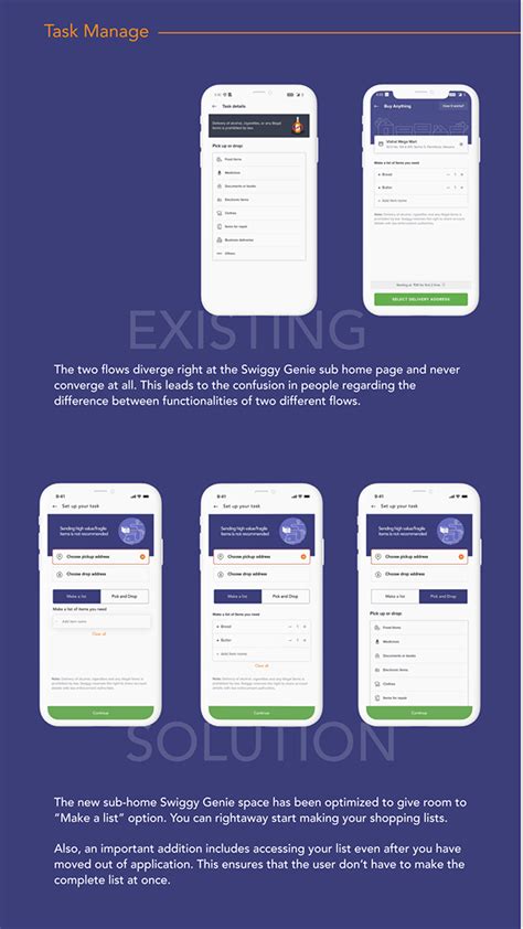 Swiggy Genie UX Case Study | Behance