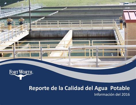 PDF Reporte De La Calidad Del Agua Potable Fortworthtexas