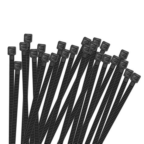 Tevado 100 Pack Cable Zip Ties Heavy Duty 8 Inch Premium Plastic Wire Ties With 50 Pounds