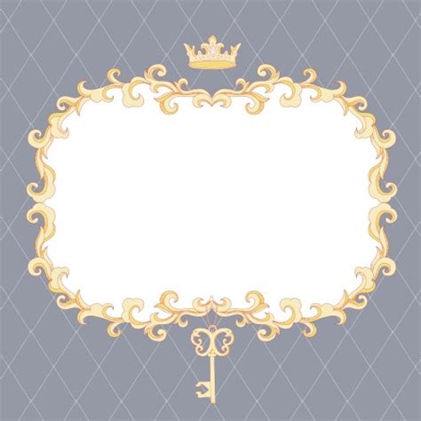 Abstract Retro Royal Vintage Frame Royalty Free Vector Image