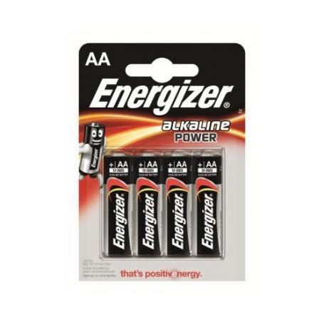 Energizer Alkaline Power Lr Aa R Mn V Battery For S