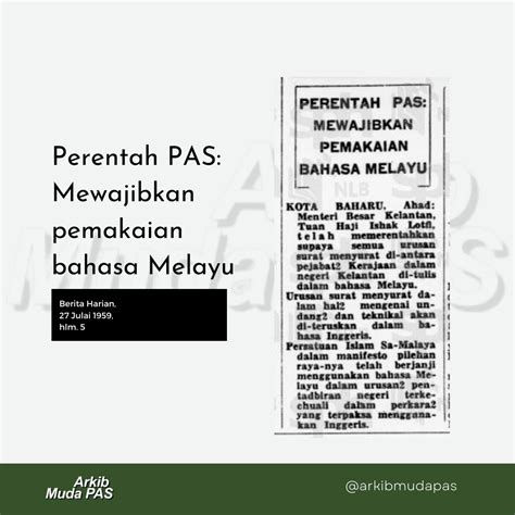 Cerita Sejarah Pas 🤗 On Twitter Menang Pilihan Raya 1959 Pas Lunas