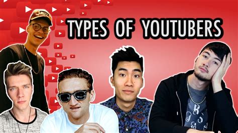 Types Of Youtubers Youtube