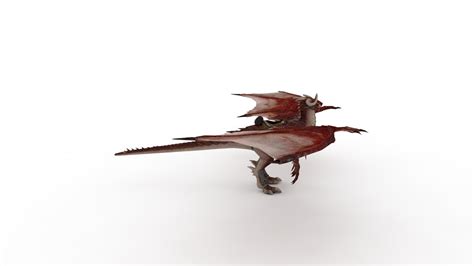 Dragon Wings 3d Model Turbosquid 2033716