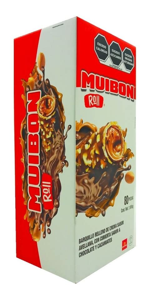 Muibon Roll Barquillo Relleno Nutresa 80 Piezas Net 1 68kg AMMA Tiendita