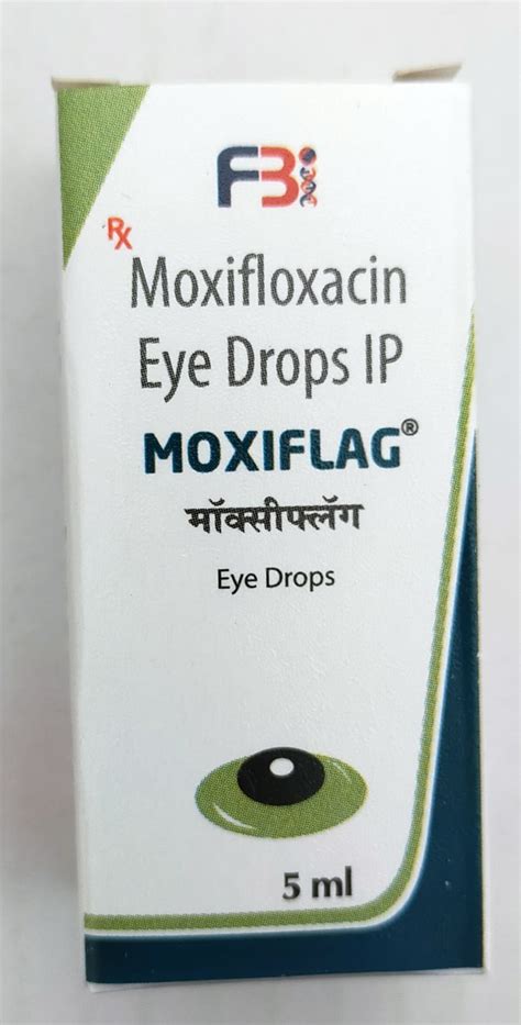 Buy Moxiflag Eye Drop Moxifloxacin 5mg By Divine Laboratories Pvt Ltd