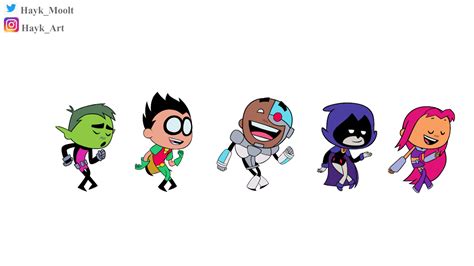 Hayk Manukyan Art Heres A  Of The Teen Titans Go Season 5 Dances