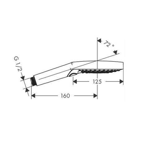 Douchette 120 3 Jets Ecosmart Chromé Raindance Select S Hansgrohe Bricoman