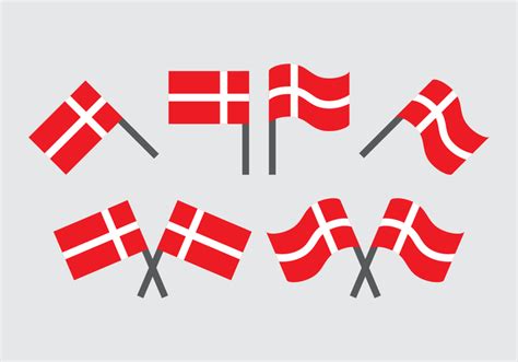 Danish Flag Vector Collection 143389 Vector Art at Vecteezy