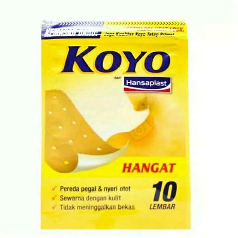 Jual Hansaplast Koyo Hangat Isi 10 Lembar Di Lapak Toko Obat DIZA