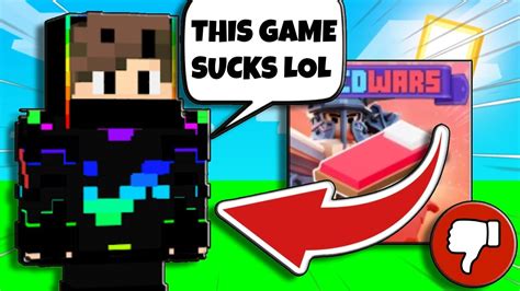 Pro Minecraft Player Plays Roblox Bedwars Roblox Bedwars Youtube