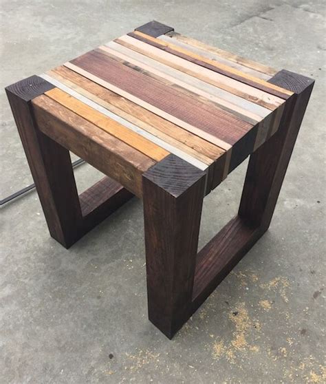 Scrap Wood Side Table Home Interior Ideas