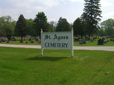 St Agnes Catholic Cemetery Index and Photos | Pinconning Genealogy Group