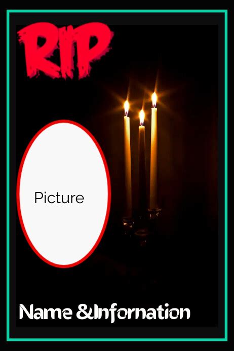 RIP poster template | PosterMyWall