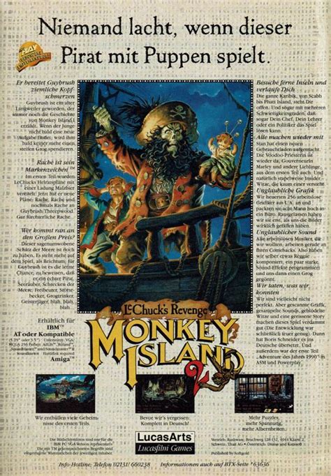 Monkey Island 2 LeChuck S Revenge Official Promotional Image MobyGames