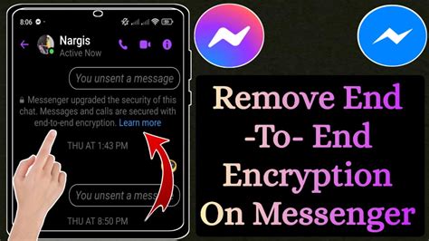 How To Remove End To End Encryption In Messenger Turn Off End To