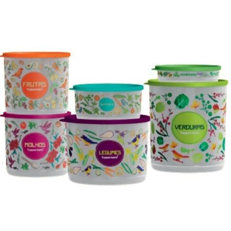 Refri Line Linha Floral Tupperware Frutas Legumes Temperos E