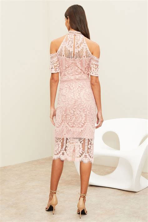 Buy Lipsy Premium Lace Cold Shoulder Midi Dress From Next Austria