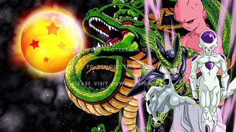 Frieza Cell And Kid Buu Dbz Anime Dragon Ball Z Cell And Frieza