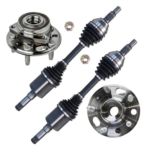 Chevrolet Impala Pc Front Cv Axles Wheel Hub And Bearings Kit