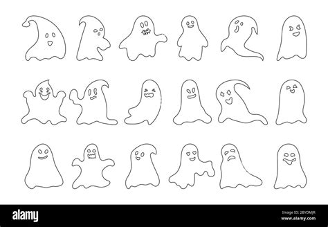 Ghost template Stock Vector Images - Alamy