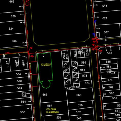 Plano Comuna De Santiago Sector Norponiente En Cad Bim Cat Logo