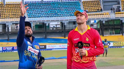 Sri Lanka Vs Zimbabwe Nd Odi When And Where To Watch Live