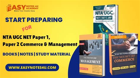 Start Preparing For Nta Ugc Net Paper Paper Commerce Management