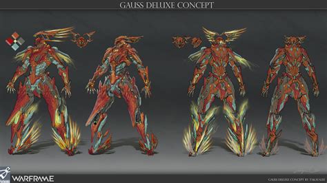 Takkaya Leeladechakul Warframe Gauss Kresnik Deluxe Skin Concept