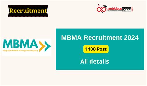 Mbma Recruitment 2024