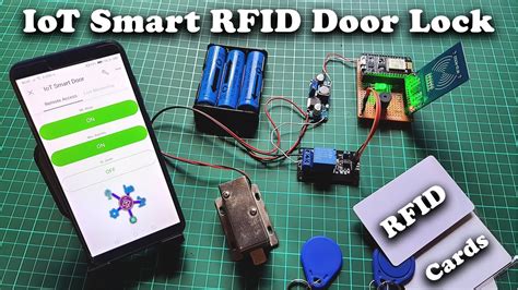 Iot Smart Rfid Door Lock System Using Nodemcu Esp8266 Youtube