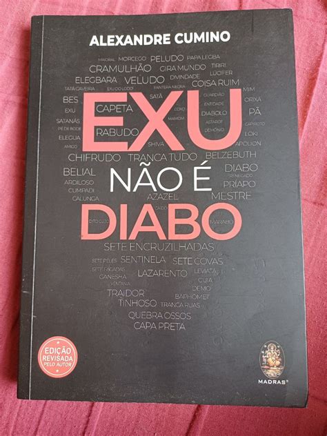 Exu N O Diabo Alexandre Cumino Livro Editora Madras Nunca Usado