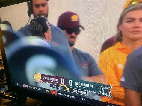 Every alleged photo of Connor Stalions on the CMU sidelines during ...