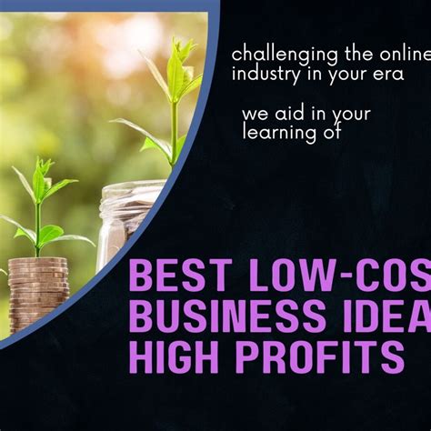 10 Best Low Cost Business Ideas With High Profits Start Your Business