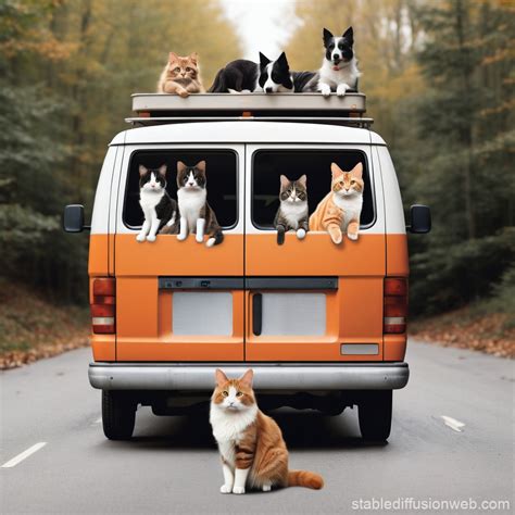 Animal Van Logo Mockup Stable Diffusion Online