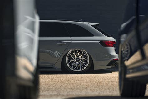 2019 Audi RS4 Rotiform SGN Silver Wheel Pros