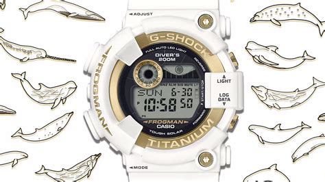 Casio launches G-Shock Frogman watch with gold detailing and whales (lots of them) | Advnture