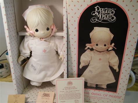 Precious Moments Angie The Angel Of Mercy Nurse Doll Limited Edition Retired Vintage 1987 By