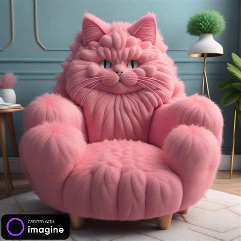 Pink Cat Chair Whimsical Furniture Chair Design Unusual Furniture