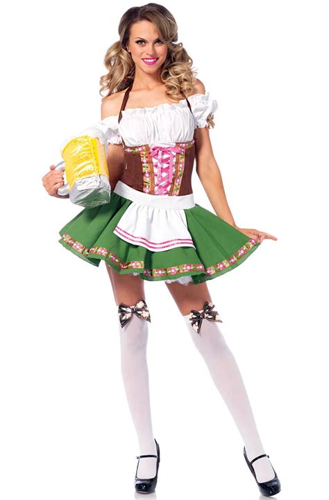 M Xl 2019 New Sexy Oktoberfest Maid Costume Beer Girl Dress Restaurant