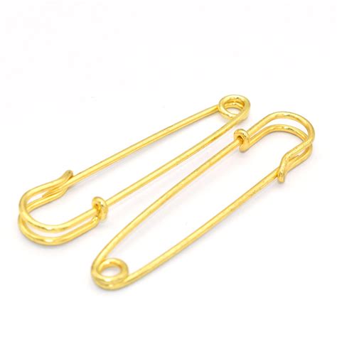 Gold Safety Pins Brooch Decorative Pins Charms For Kilt Etsy Uk