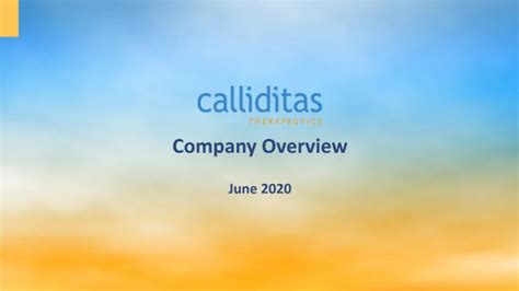 Calliditas Therapeutics - Investor Presentations and Pitch Decks ...