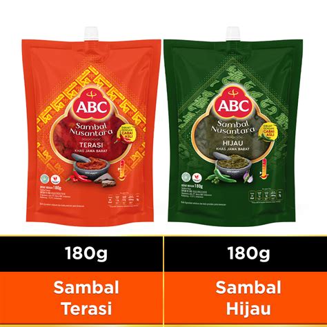 Abc Bundling Sambal Terasi G Hijau G Lazada Indonesia