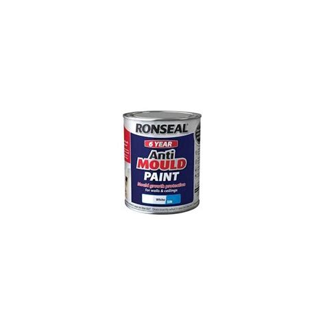 Ronseal White Anti Mould Paint Silk 750ml Uncategorised From Wallpaper Depot Uk