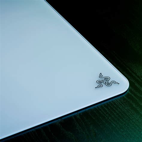 Best Buy Razer Atlas Tempered Glass Gaming Mouse Mat White Edition