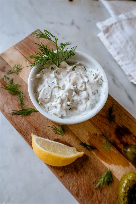 Homemade Tartar Sauce with Greek Yogurt | No Mayo Tartar Sauce